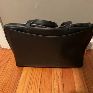 Black multi section purse